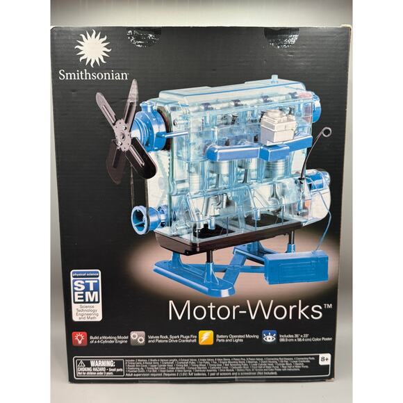 The Smithsonian Motor-Works 2016 STEM Building Toy NEW - Picture 1 of 2